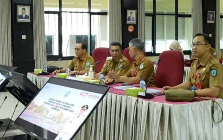 Pj Bupati Lamandau Ikuti Evaluasi Kinerja Penjabat Kepala Daerah