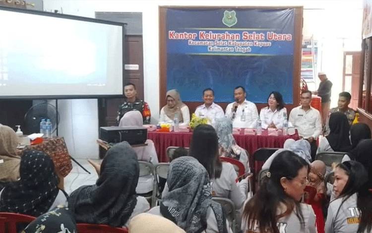 Pelatihan Kader Posyandu Selat Utara Juga Diisi Sosialisasi Integrasi Layanan Primer