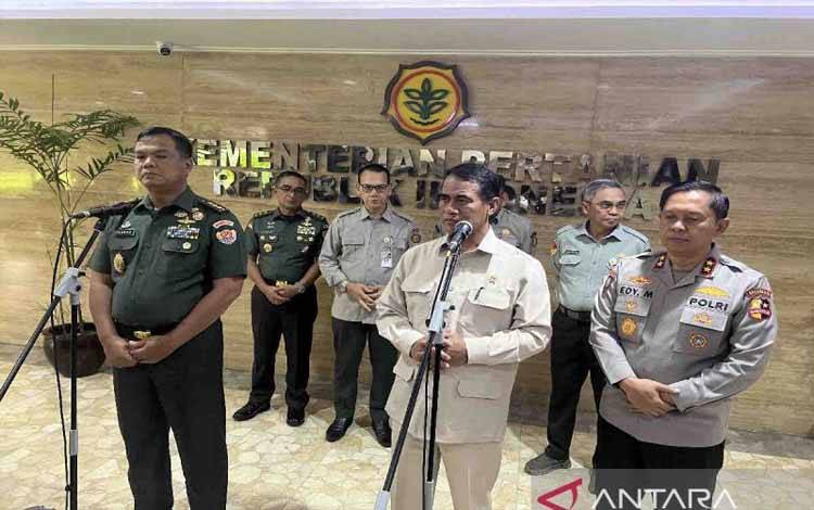 Mentan Gandeng TNI AD Percepat Swasembada Pangan