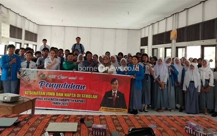 Siswa SMAN 1 Basarang Antusias Ikuti Penyuluhan Kesehatan Jiwa dan Bahaya NAPZA
