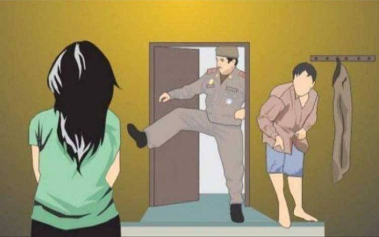 Seorang Kades di Kotim Digerebek Istri Usai Selingkuh di Hotel