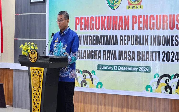 Pj Wali Kota Palangka Raya Harap PWRI Beri Masukan untuk Pembangunan Daerah