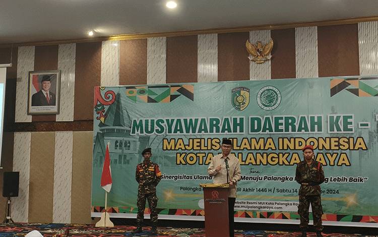 Pj Wali Kota Palangka Raya Harap Musda MUI ke-10 Terlaksana Sukses
