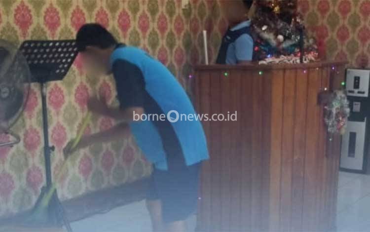Warga Binaan Rutan Kuala Kapuas Gelar Aksi Kebersihan di Tempat Ibadah