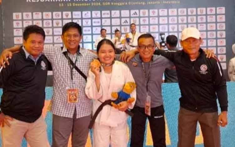 Polwan Polda Kalteng Raih Perunggu di Kejurnas Judo KASAD Cup XV 2024
