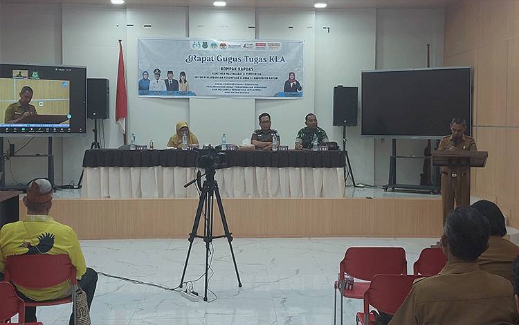 Rapat Gugus Tugas KLA Kapuas Digelar