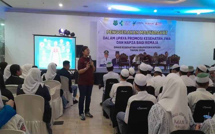 Dinkes Kapuas Gelar Promkes Jiwa dan Pencegahan Napza bagi Remaja