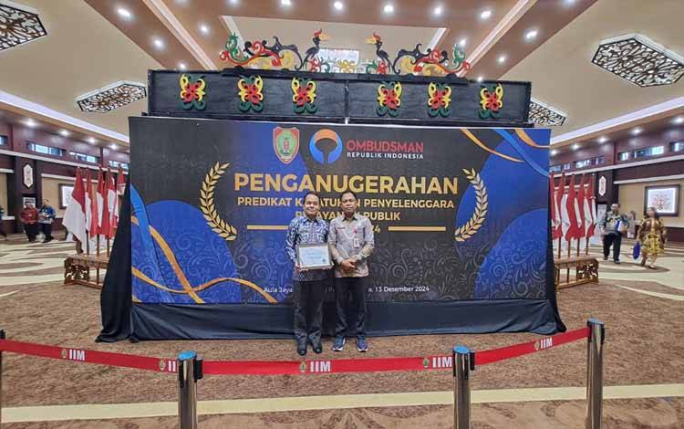 Puskesmas Tamiang Layang Raih Predikat Kepatuhan Pelayanan Publik