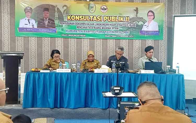 Pemkab Barito Utara Gelar Konsultasi Publik II KLHS RTRW 202U2045