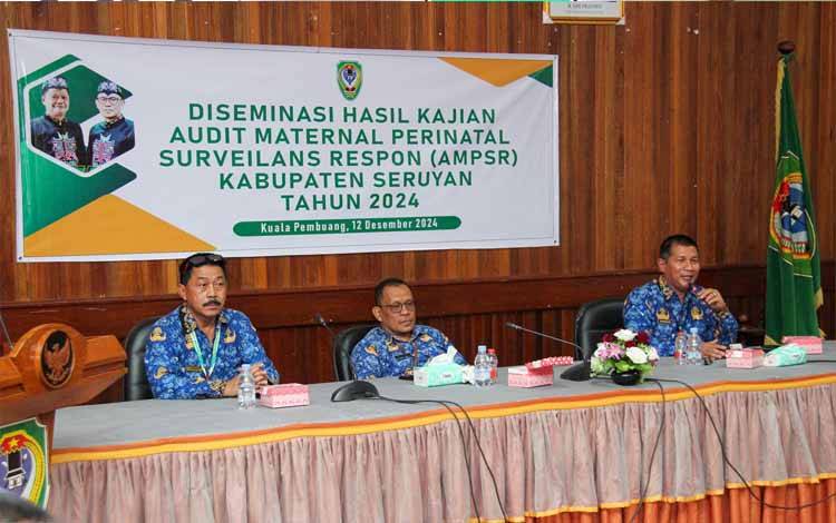 Pj Sekda Seruyan Pimpin Diskusi Bahas Kajian Audit AMPSR