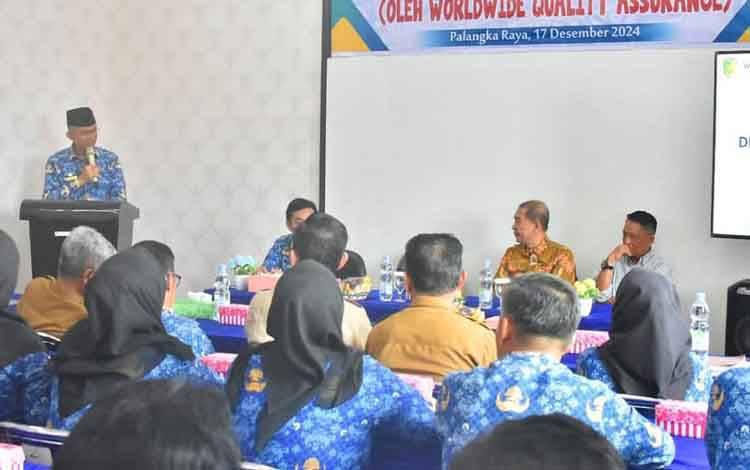 Pj Wali Kota Palangka Raya Apresiasi Upaya Dinas Sosial Raih Sertifikasi ISO