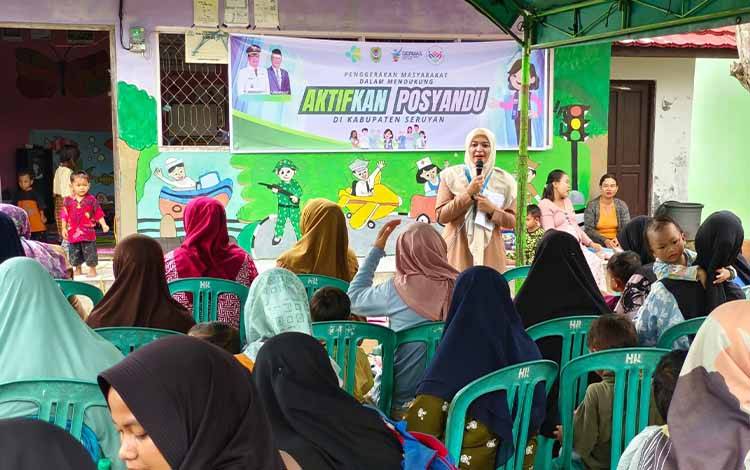 Dinas Kesehatan Seruyan Dorong Masyarakat Aktif ke Posyandu