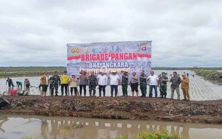 Kementan Gandeng TNI-Polri Perkuat Brigade Pangan di Kapuas