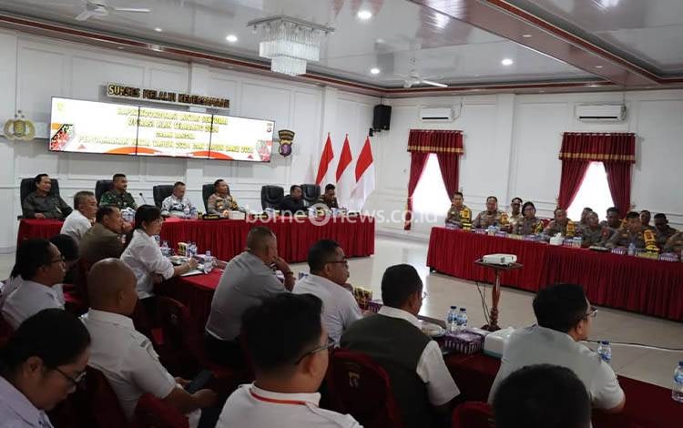 Polres Kapuas Gelar Rakor Lintas Sektoral Operasi Lilin Telabang 2024