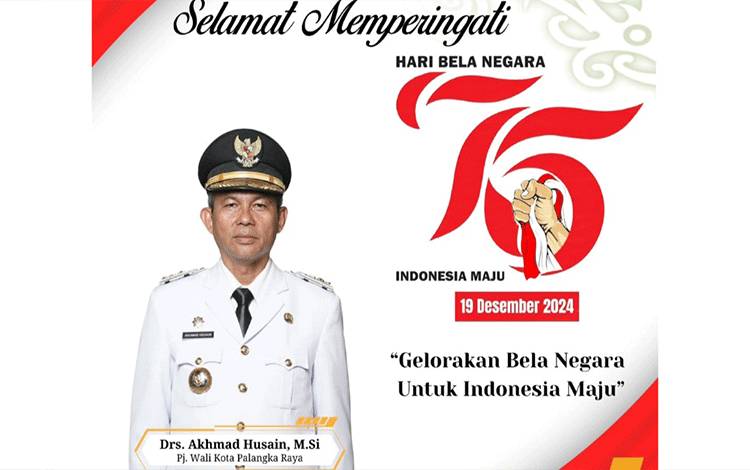 Warga Palangka Raya Diajak Perkuat Nasionalisme di Hari Bela Negara