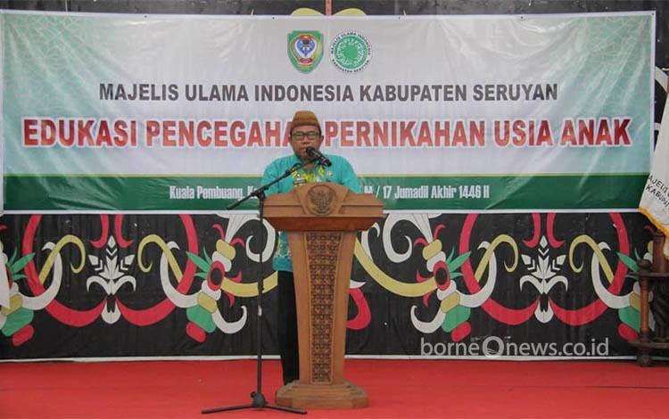 MUI Seruyan Gelar Edukasi Pencegahan Pernikahan Usia Anak