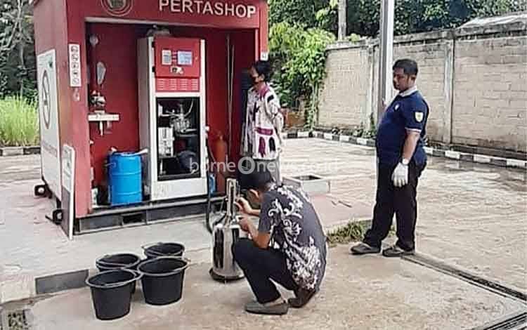 Dinas Perdagangan Barito Timur Lakukan Tera Ulang Alat Ukur di Seluruh Pertashop