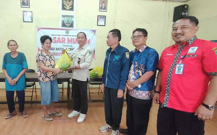 DisdagkopUKM Barito Timur Gelar Pasar Murah di Tiga Desa