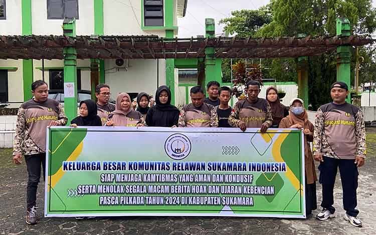 Komunitas Relawan Sukamara Indonesia Ajak Masyarakat Terus Jaga Persatuan