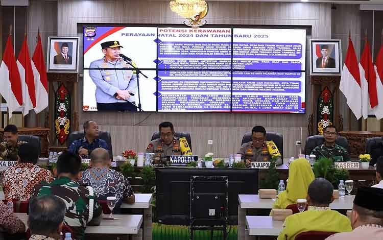 Polda Kalteng Gelar Rakor Lintas Sektoral, Pastikan Keamanan Nataru 2025