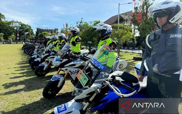Polda Kalteng Libatkan 718 Personel Amankan Natal dan Tahun Baru 2025