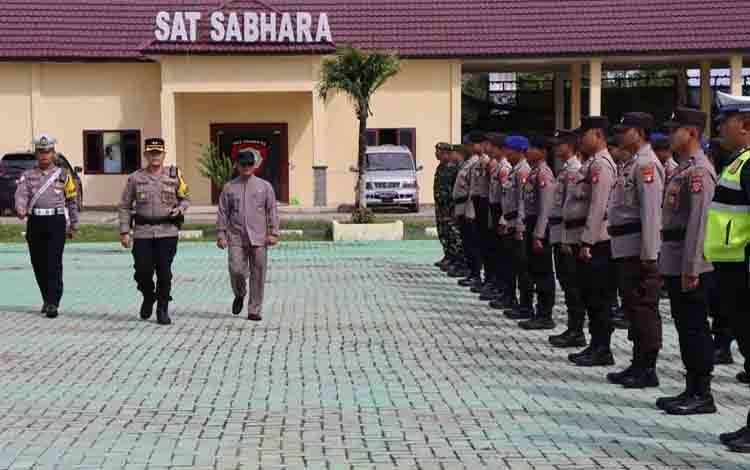 Polres Pulang Pisau Apel Gelar Pasukan Operasi Lilin Telabang
