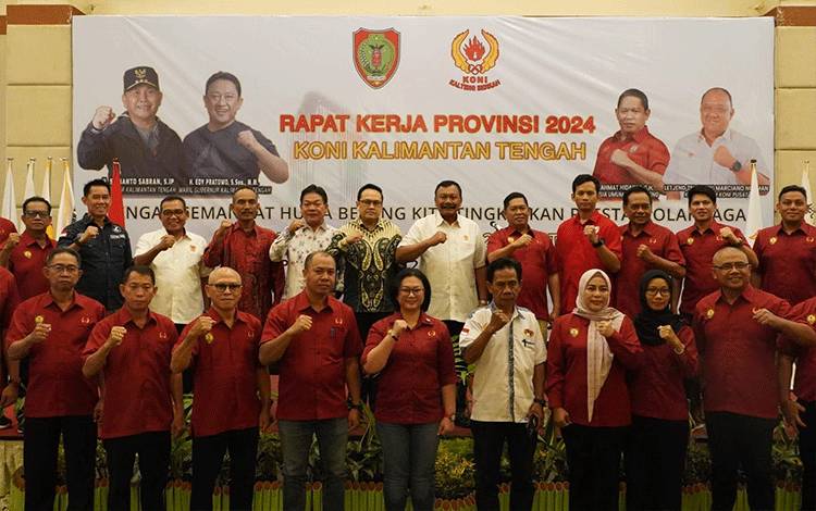 Rakerprov KONI Kalteng Jadi Momentum Strategis Majukan Olahraga