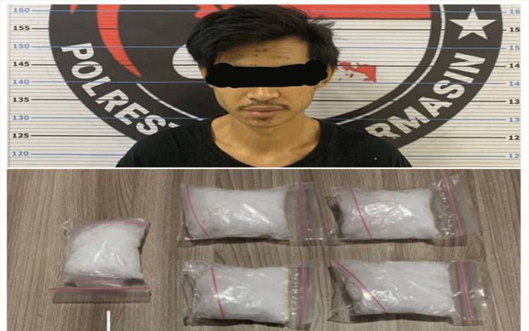 Polisi Ringkus Pemuda Miliki 483 Gram Sabu