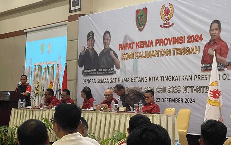 KONI Kalteng Fokus Tingkatkan Prestasi Menuju PON XXII 2028