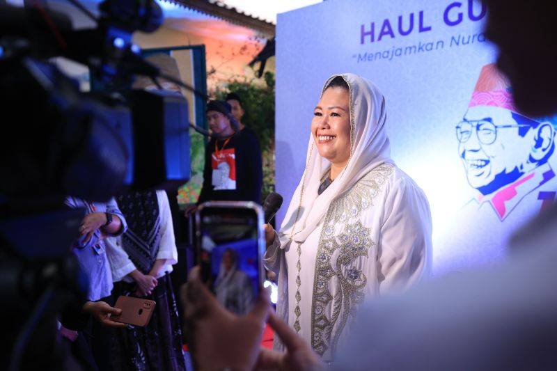 Putri kedua Gus Dur sekaligus Ketua Panitia Haul Gus Dur 2024 Yenny Wahid. (ANTARA/HO-PBNU)