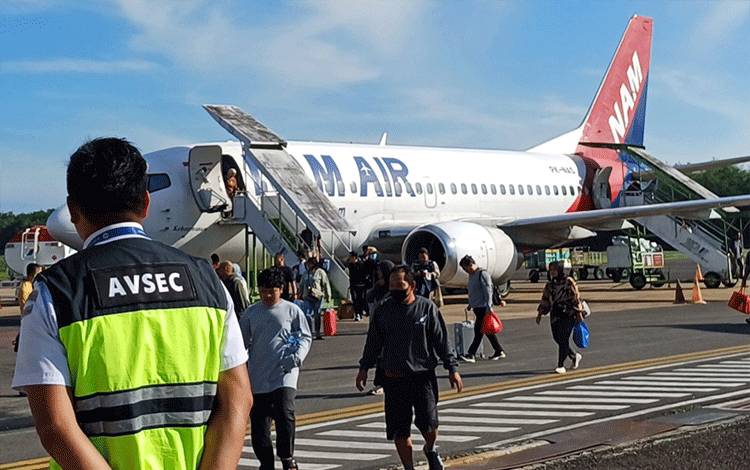 Harga Tiket Pesawat 3 Rute Penerbangan Sampit Turun 10 Persen Periode Nataru