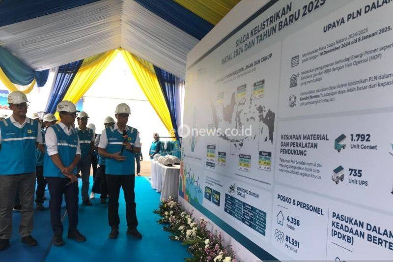 PLN Siapkan Daya Mampu Pasok 53 Gigawatt pada Natal-Tahun Baru