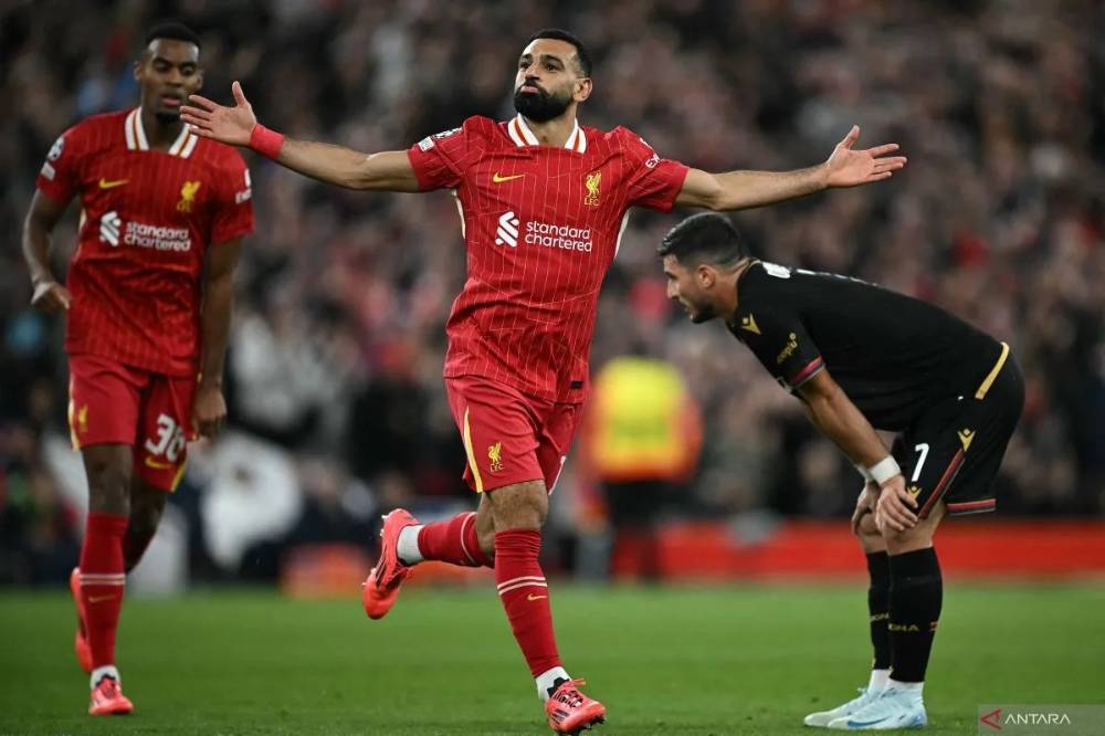 Daftar Pencetak Gol: Salah Memimpin, Haaland dan Palmer Membayangi