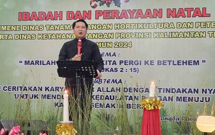 Perayaan Natal TPHP dan KP Kalteng Bawa Semangat Kedaulatan Pangan