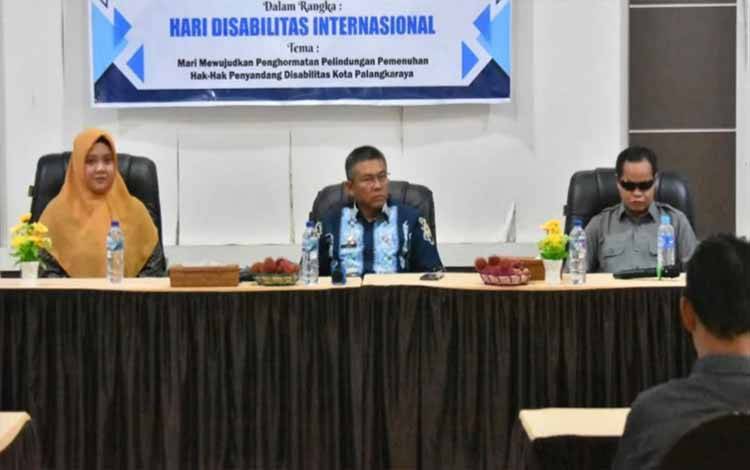 Pj Wali Kota Palangka Raya Minta Semua Dinas Tingkatkan Aksesibilitas Disabilitas
