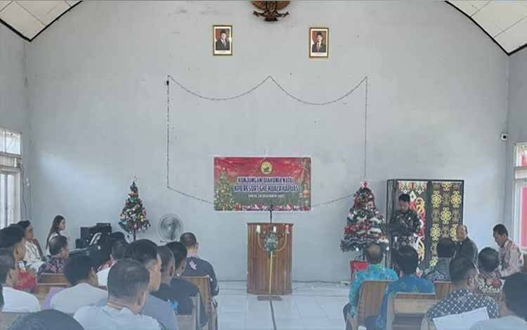 Perayaan Natal Komisi Pelayanan Bapak GKE Bersama Warga Binaan Rutan Kuala Kapuas