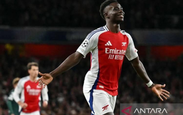 Arteta Konfirmasi Saka akan Absen Sekitar Dua Bulan