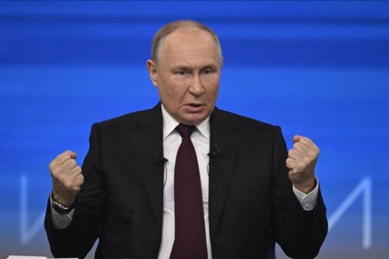 Presiden Rusia Vladimir Putin. ANTARA/Anadolu