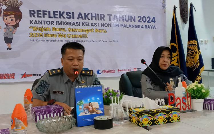 Tahun 2024 Imigrasi Palangka Raya Deportasi 4 WNA, Terbitkan 13.097 Paspor