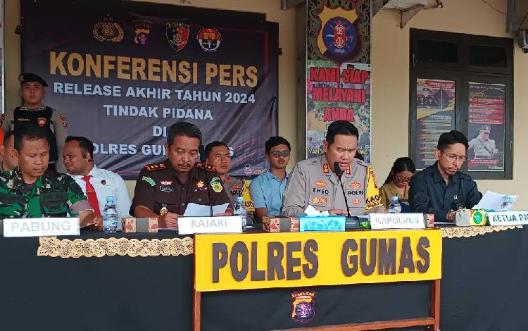 Ada 199 Kasus Terjadi di Polres Gunung Mas Sepanjang 2024