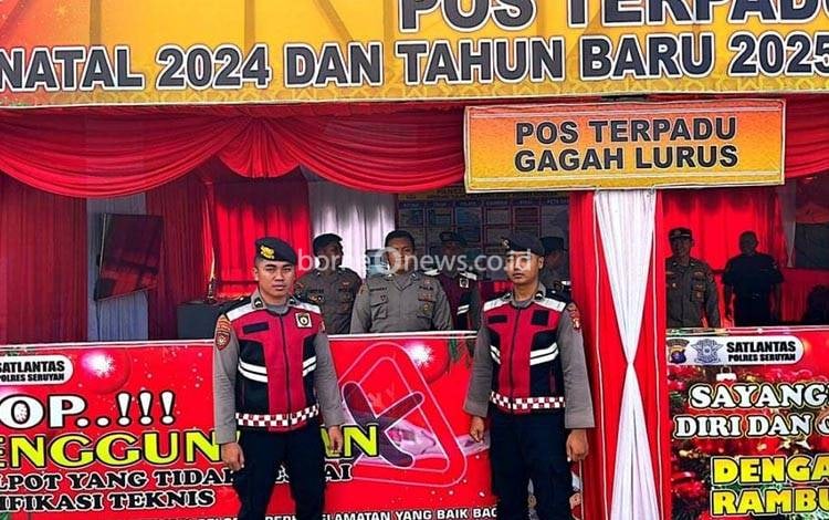 Polres Seruyan Turunkan Personel Amankan Tempat Wisata di Tahun Baru