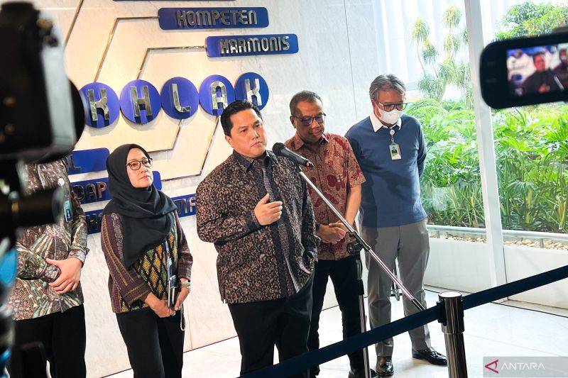 Erick Sebut Merger Garuda Indonesia-Pelita Masuk Peta Jalan 6 Bulan
