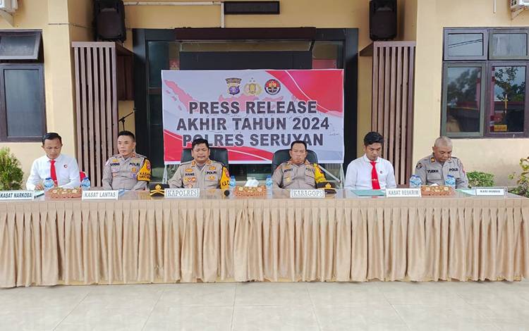 Polres Seruyan Sukses Gelar 9 Operasi Sepanjang 2024