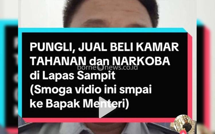 Kepala Lapas Sampit Bantah Tudingan Pungli Jual Beli Kamar Tahanan