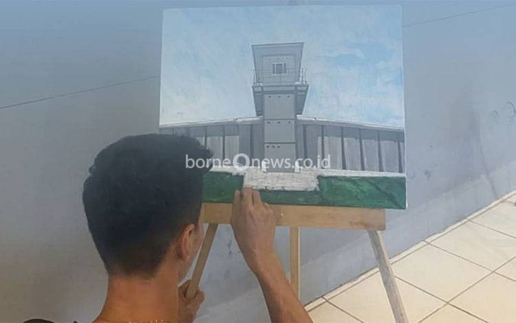 Rutan Kapuas Tingkatkan Kreativitas WBP Lewat Pembinaan Keterampilan Melukis