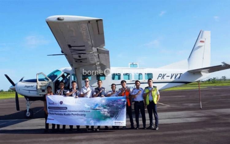 Penerbangan Perintis 2025 di Bandara Kuala Pembuang Resmi Dibuka