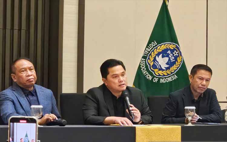 Erick Thohir Bantah Ada Tekanan dari Mafia Bola dalam Pemecatan STY