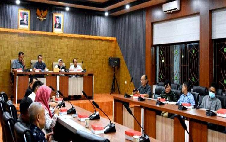 Pemkab Barito Utara Ikuti Rakor Penyiapan Lahan Dapur MBG Secara Daring