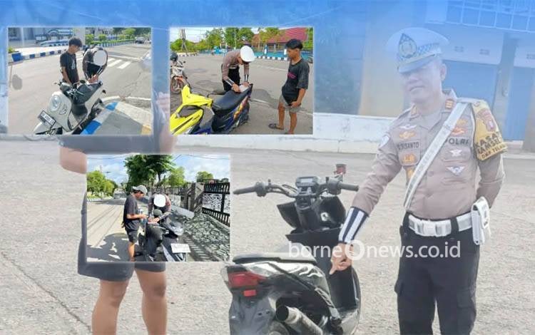 Satlantas Polres Barito Utara akan terus Tertibkan Knalpot tak Sesuai Spesifikasi Teknis