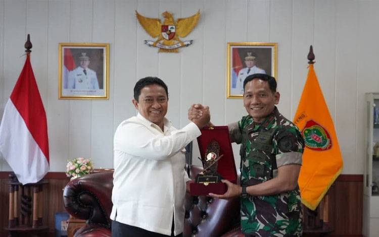 Danrem 102 Panju Panjung Perkuat Sinergi dengan Pemprov dan DPRD Kalteng